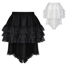 2026新款哥特女装暗黑蕾丝不规则短裙维多利亚复古朋克亚文化短裙