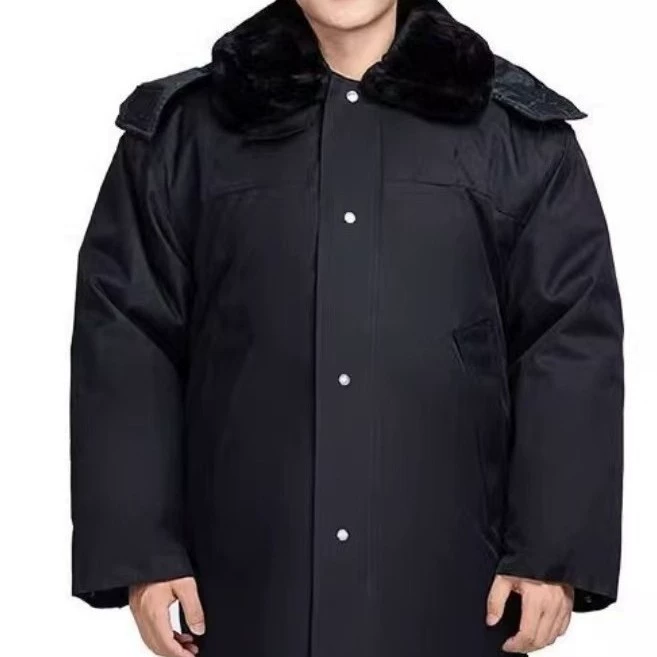 Хлопковое пальто мужское зимнее толстое холодное теплое пальто