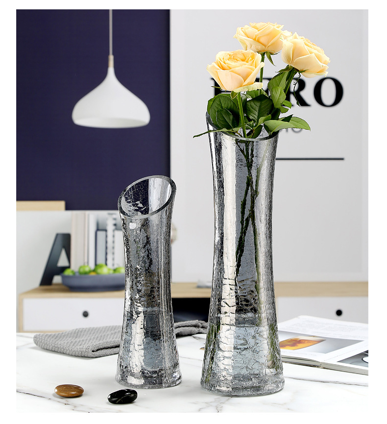 冰裂纹装饰花瓶
