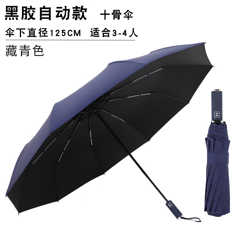 10 hueso automático negro * azul tibetano