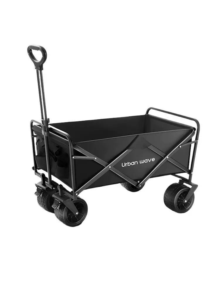 Портативная и удобная для переноски тележка для кемпинга, складной кемпер для отдыха на природе, тележка для пикника, кемпинговая тележка, туристический прицеп