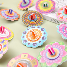 纸卡陀螺立体拼装陀螺跨境小陀螺幼儿园儿童手工小玩具小礼品批发