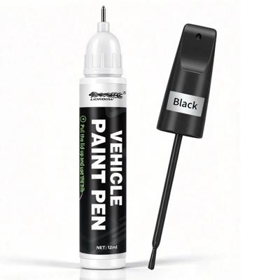 Cross-Border Car Paint Repair Pen Avtomobil boya qələmləri - 12ml-car-touch-up-pen-black