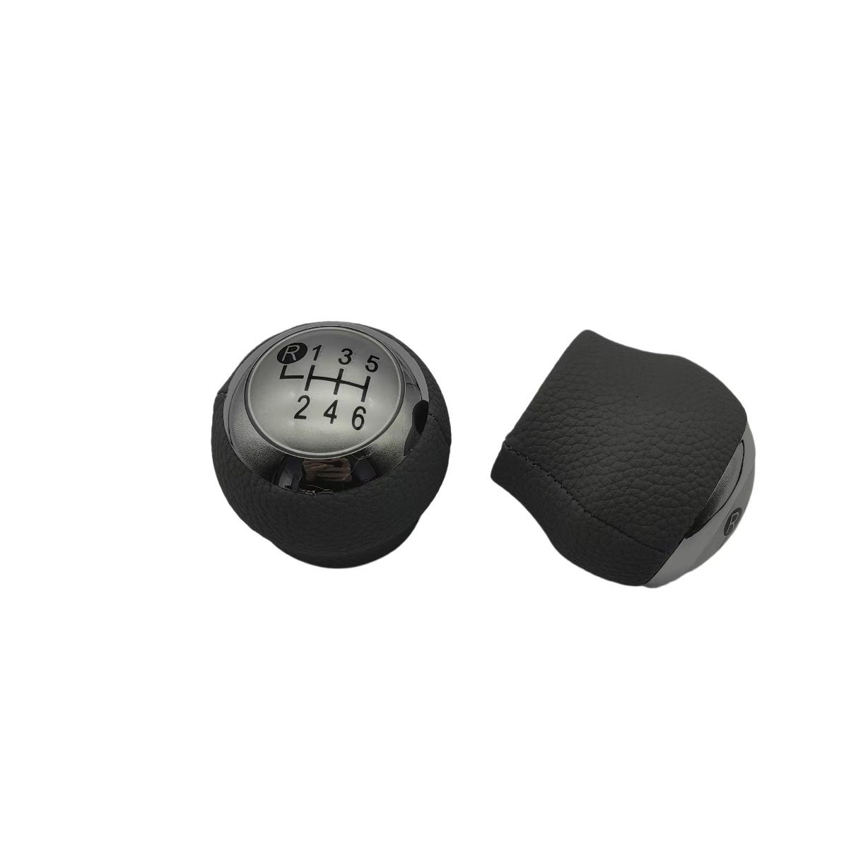 Suitable for Toyota Corolla cars, 5 and 6-speed electroplated gear shift knob, cabin accessories