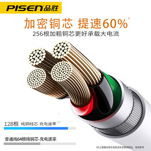 品胜type-c数据线适用华为p30p20p10p9手机小米5-10系列充电线