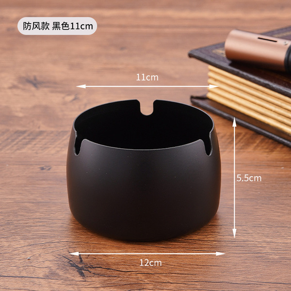 windproof ashtray stainless steel for hotel for commercial use