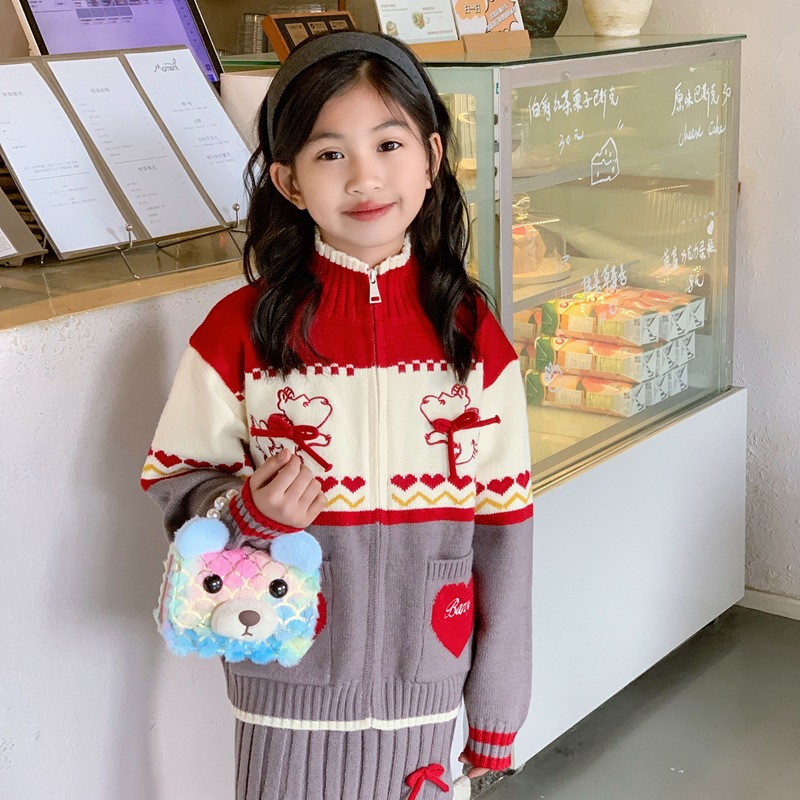 Bolsas de niños transfronterizas otoño y invierno nuevos lindos bolsos de peluche de perlas mini princesa bolsos de cadena de colores