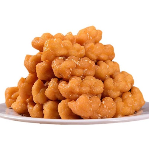 【Year-end Goods Wholesale】Small Sesame Twists Snacks Affordable and Delicious Leisure Foods Full Box 200 Pouches