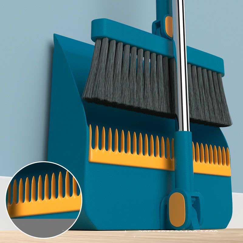Smart Home Cleaning Supplies, Household Cleaning Products, Long-Handled Broom and Dustpan Set