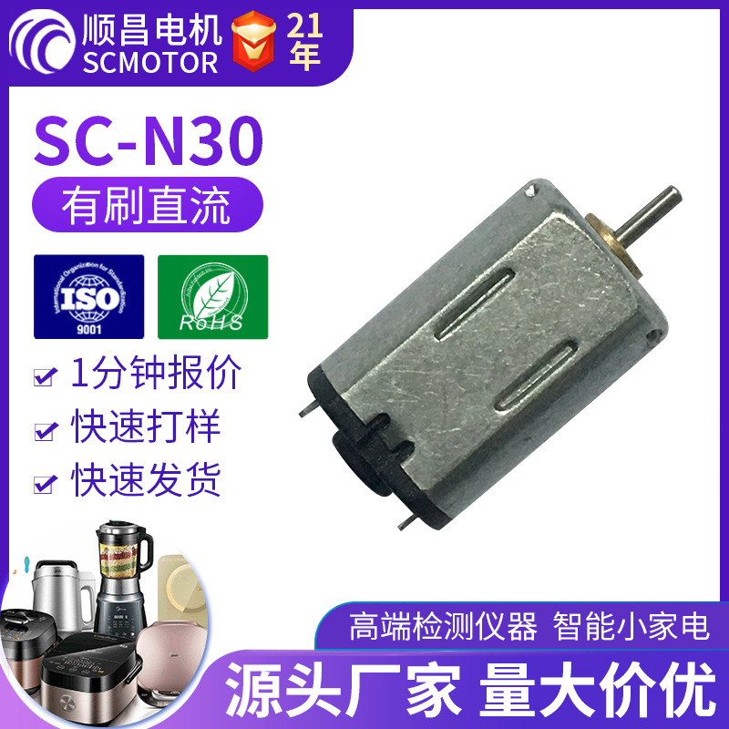 N30 연마기 소형 고속 소형 모터 12V DC 브러시형 코털 제거기 마이크로 모터 눈썹 정리기 미니 모터