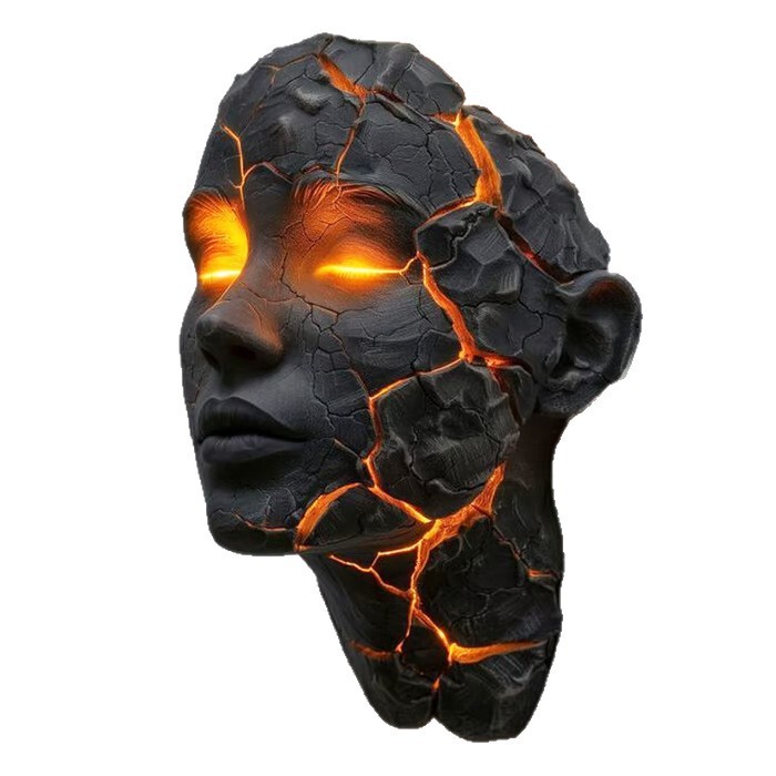 跨境新品Cracked Soul Wall Light破碎的灵魂壁灯挂件工艺品装饰|undefined
