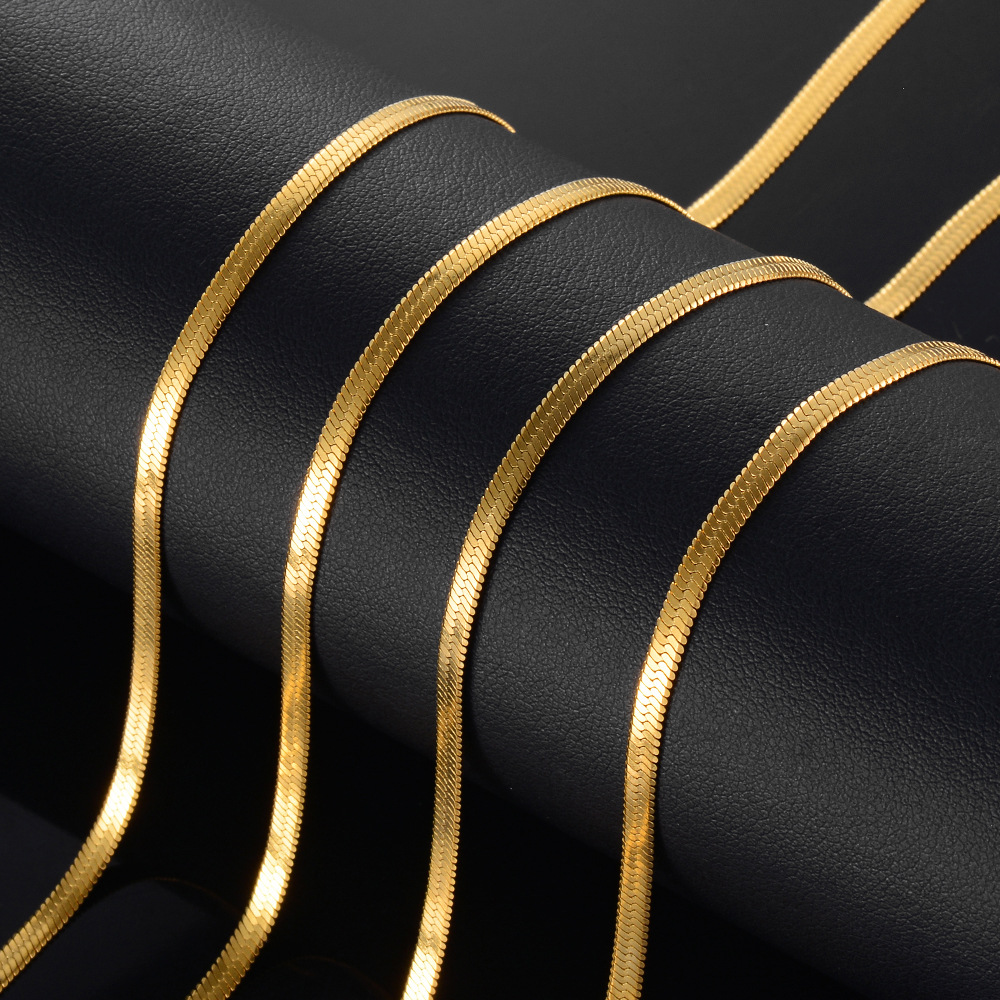 Stainless Steel Blade Chain Necklace