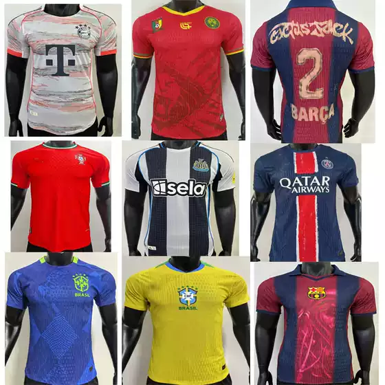 New Player Version Barcelona Barca Jersey Corinthians Real Madrid Arsenal Football Jersey Player