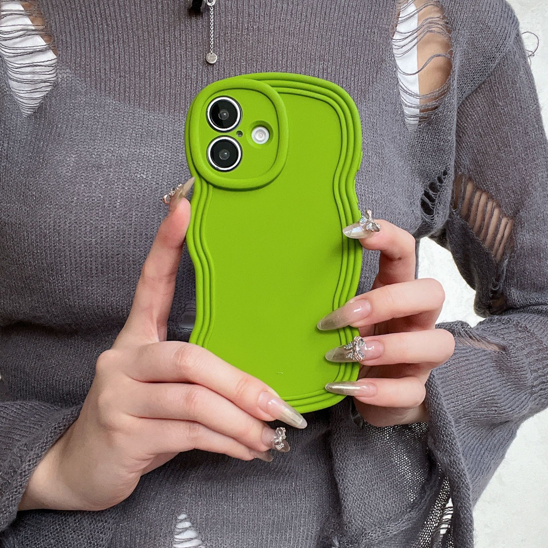 55g Weight iPhone Applicable Brands Phone Cases Classification Silica Gel Material Solid Color Pattern Simple Style Style Silica Gel Solid Color Simple Style Phone Cases Phone Accessories 10