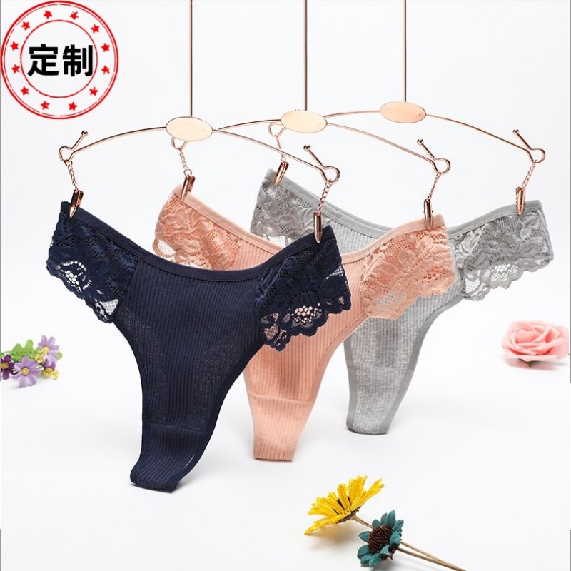 Ropa interior de mujer roscada de nuevo estilo, ropa interior cómoda de algodón puro, cadera de mujer, cintura baja, transpirable, ropa interior de mujer de gran tamaño, procesamiento personalizado