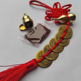 中国结;五帝钱;户外庭院摆件