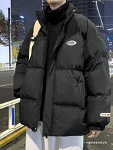 冬季羽绒服男士2025新款韩版潮流宽松国潮贴标情侣上衣服休棉服