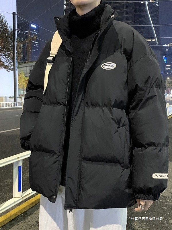 冬季羽绒服男士2025新款韩版潮流宽松国潮贴标情侣上衣服休棉服