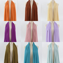 现货132S雪纺珠头巾围巾 马来西亚珍珠雪纺泡泡纱巾丝巾厂家