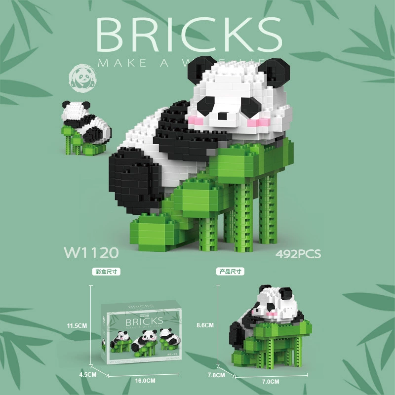 Building Blocks Lego panda constructor set, multi-variant 148–500 pcs, birthday toy