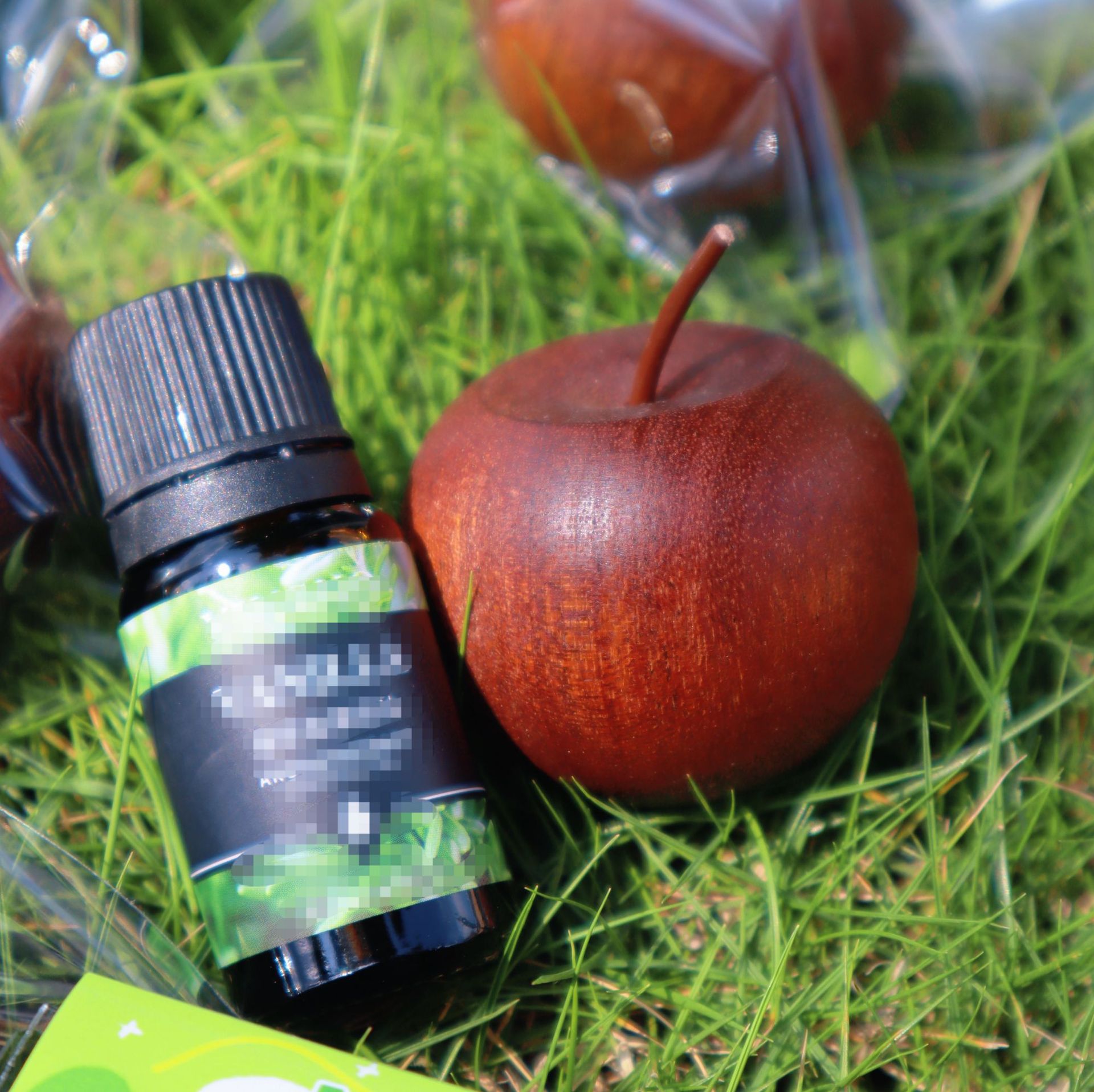 Manzana de madera de expansión de fragancia doméstica duradera de alto nivel para el dormitorio extensor de fragancia de automóvil decoración volátil sin fuego aceite esencial de fragancia