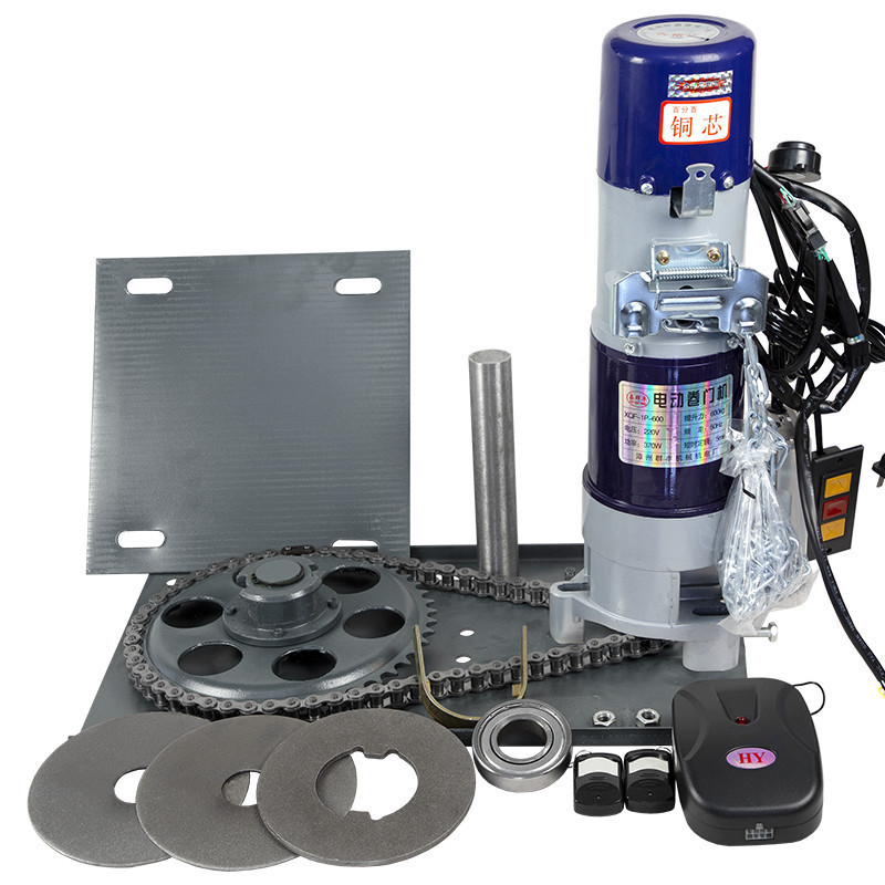 卷闸门电机全套 铜芯通用 外挂电动卷帘门遇阻反弹报警