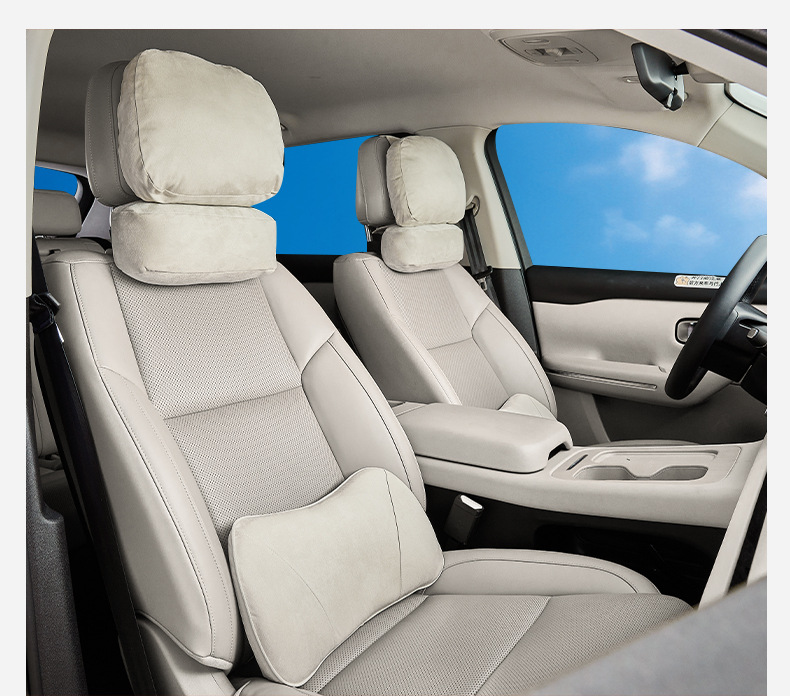 Suitable for 26 Models of Leapmotor C10 Headrests, Special Neck Pillows, Neck Cushions, and Matching Lumbar Support Cushions, Car Headrest and Lumbar Support Set
