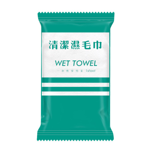 25CM Wet Towels for Catering, Hotels, Guesthouses, Restaurants, Disposable Sanitizing Towels, Hand and Mouth Wet Wipes with Logo Printing