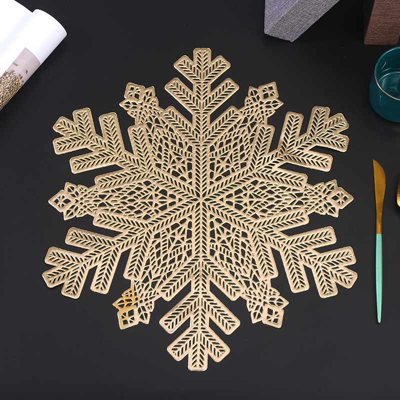 Christmas Festival Cartoon Pattern Vacation Style Christmas Themed Home Dining Table Insulation Mat