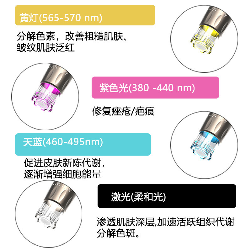 新六世代mts水光針器ナノ微結晶導入器電気マイクロニードル中胚導入器ニキビ除去補水|undefined