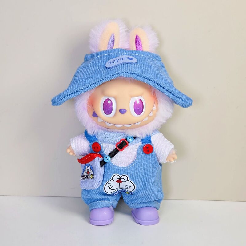 仅衣服适用labubu娃衣坐坐派对一二三代拉布布衣服服装套装等周边|undefined