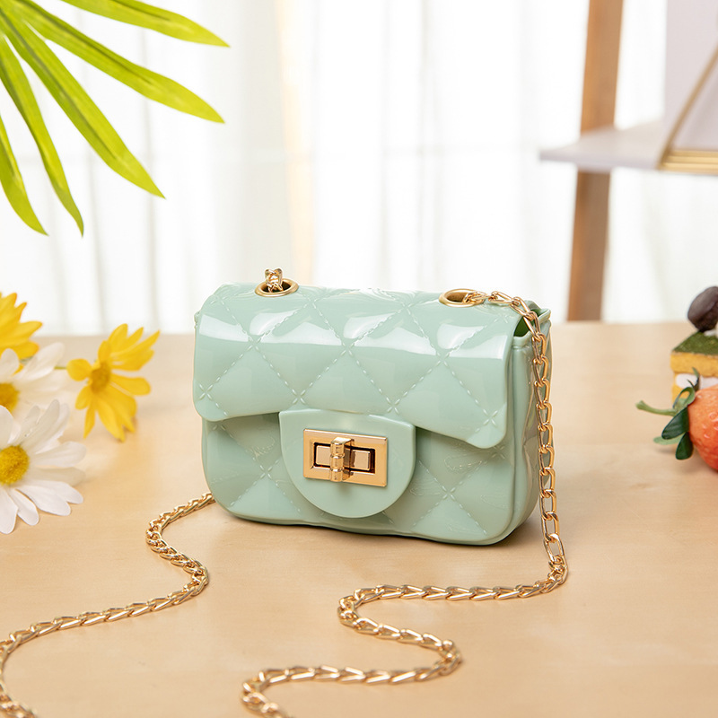 Bolsas de jalea bags2023 bolsas mini bolsas de lápiz labial bolsas cadenas de moda bolsas de hombro bolsas de mujer comercio exterior al por mayor