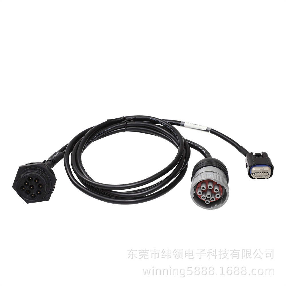 9IN类型1外螺纹灰色至9P类型1内螺纹黑色