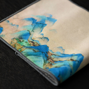 Qianli Jiangshan Double-Sided Tea Towel Tea Cloth Absorbent Towel Coffee Table Tea Table Cloth Rag Tea Table Accessories Rag Suede