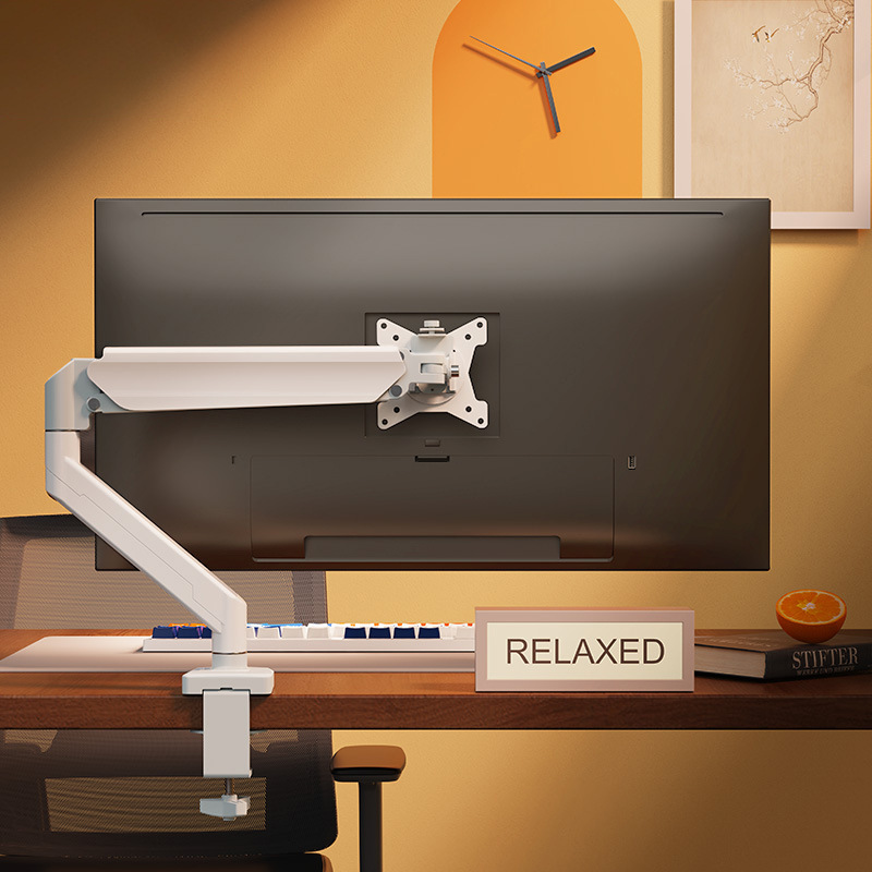 Computer Monitor Bracket Desktop Elevated Rack Rotating Screen Punch-Free Dual-Screen Desktop Display Hanger Base Computer Monitor Bracket Desktop Elevated Rack Rotating Screen Punch-Free Dual-Screen Desktop Display Hanger Base