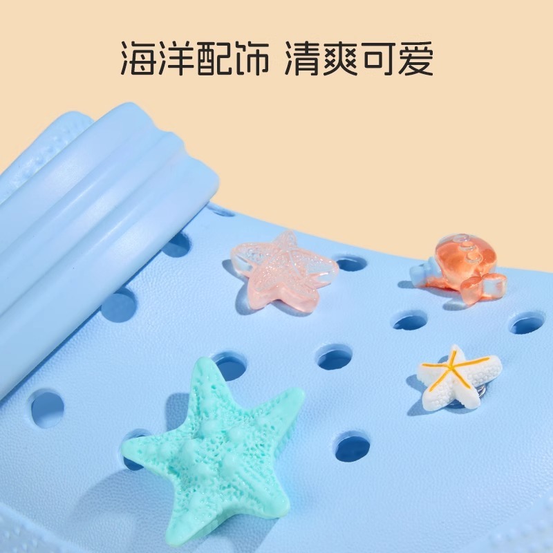 MINISO名創優品の有名な高品質の穴あきスリッパ、厚底カジュアル、かわいい、通気性のあるスリッパ、ビーチシューズ、消臭アウターウェア、アウトドア|undefined