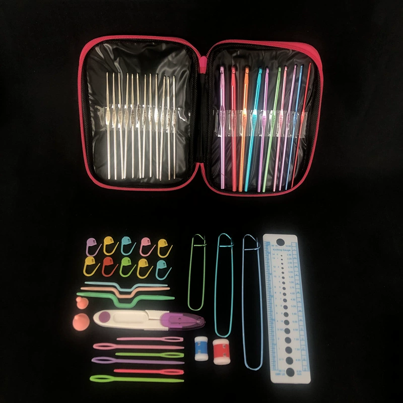 Amazon Набор для вязания крючком 50 шт. Набор DIY аксессуары для ручного вязания крючком набор