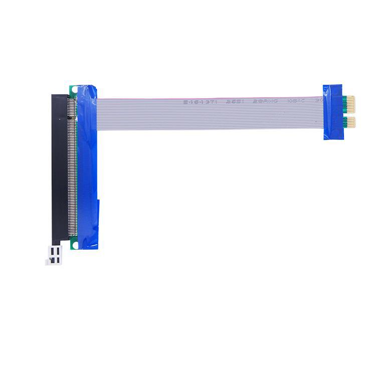 pcie1x转16x扩展线 PCI-E1x延长线 PCI-E 显卡延长排线加电源