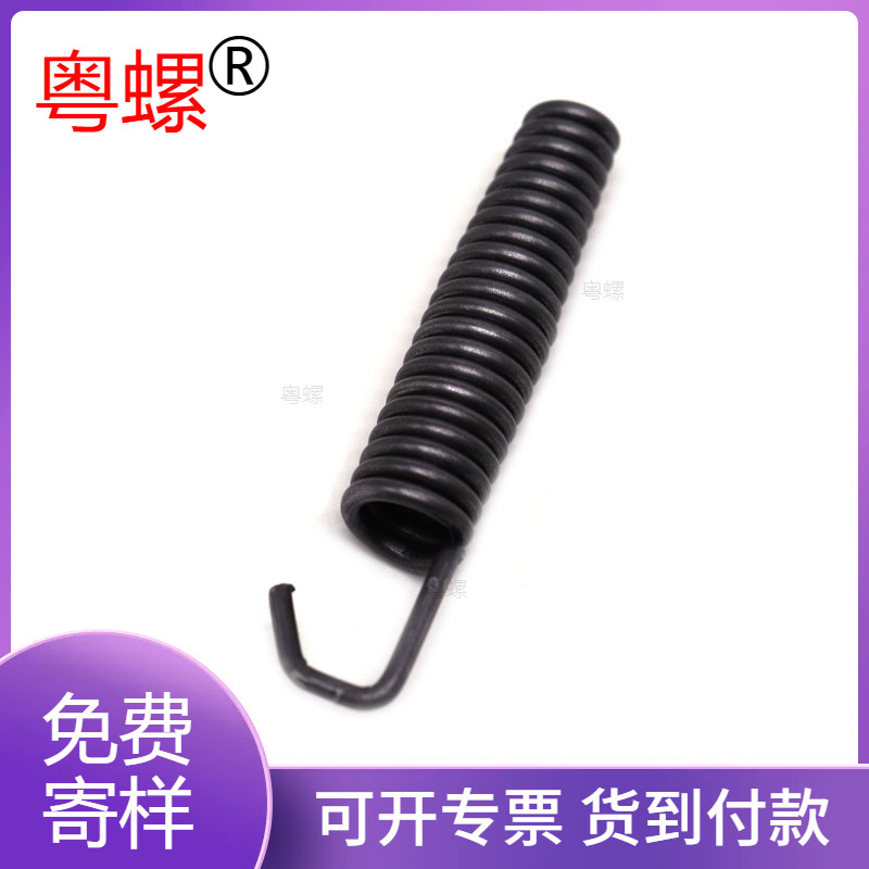 专业工厂粤螺加工拉伸弹簧金属拉簧镀锌弹簧可来图粤螺