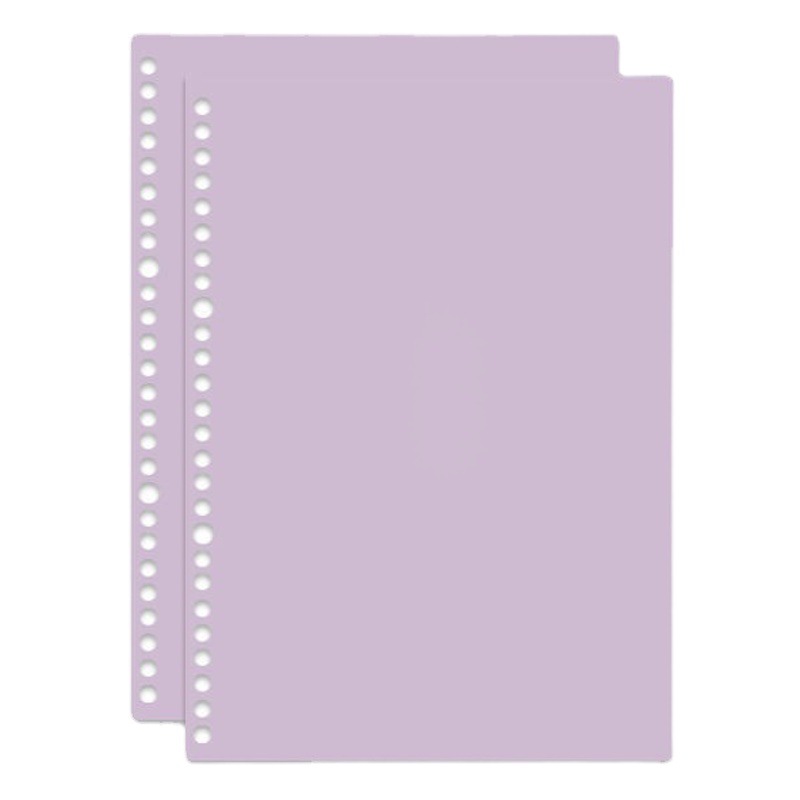 Cubierta de hojas sueltas estudiante DIY cuaderno desmontable de hojas sueltas hebilla anillo clip Página de partición