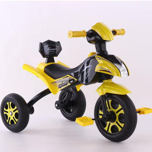 Export Model 2-5 Years Old Kidsren's Tricycle Bicycle with Light Music and Enlarged Seat Backrest Manufacturer Wholesale