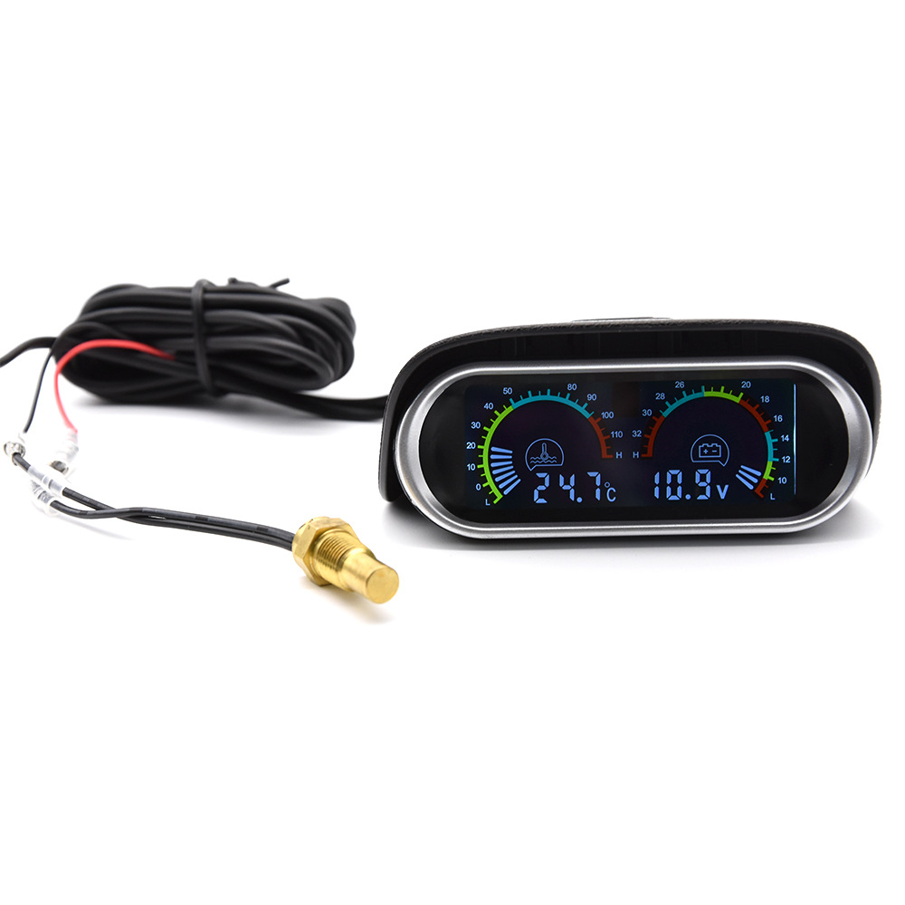Universal-2-In-1-LCD-Car-Gauge