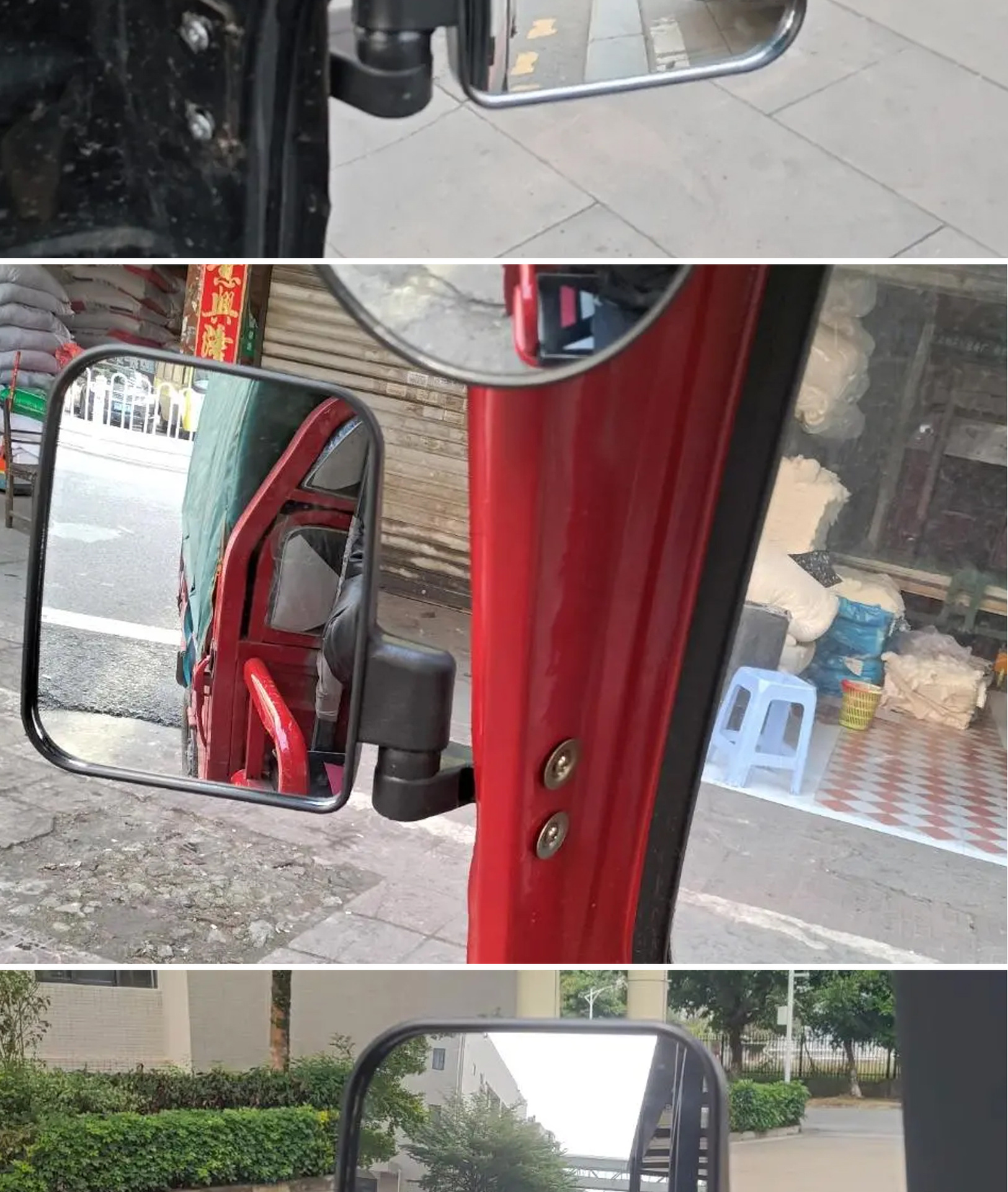 Reflective Mirrors for Electric Four-Wheel Vehicles, Suitable for Zongshen and Other Electric Three-Wheel Vehicles, Universal Rearview Mirrors