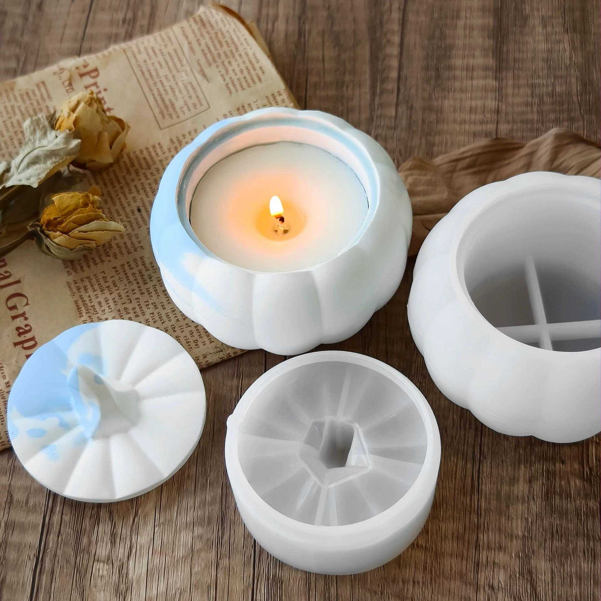 Storage box, silicone mold, three dimensional aromatherapy, halloween, handmade