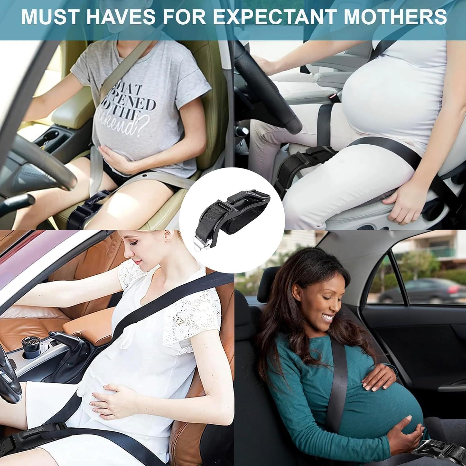 Cross-border pregnant women safety seat belt car seat belt adjuster anti-belly belly support belt wholesale