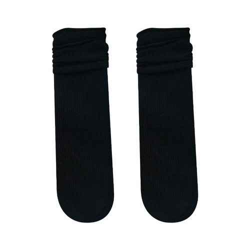 Morandi piles of socks women's mid-calf socks ins trendy cotton socks spring and autumn Japanese solid color versatile summer women's stockings