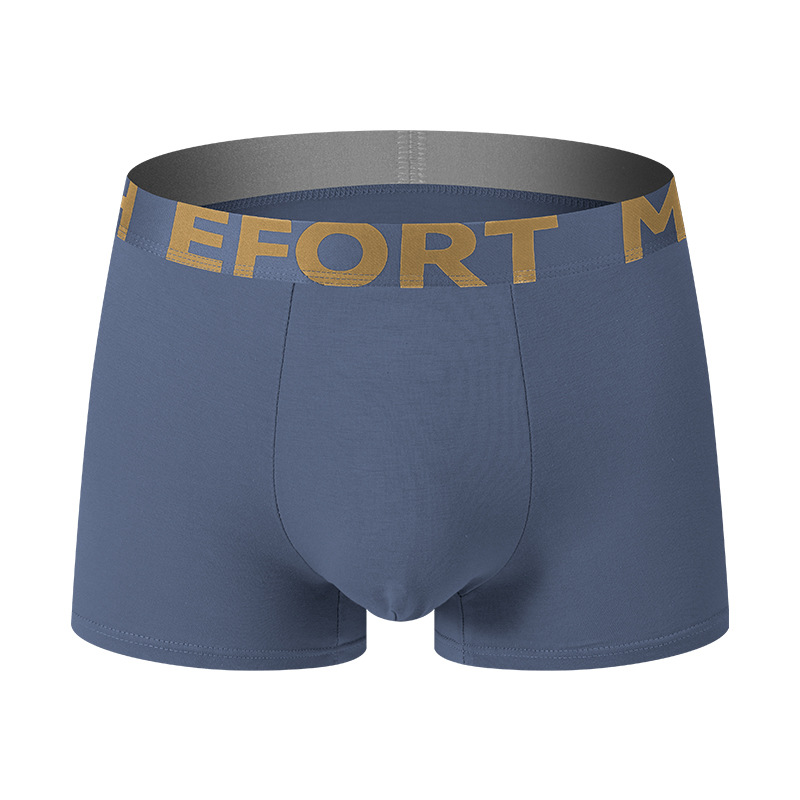 Ropa interior de hombre de algodón puro 7A Bóxer de entrepierna inferior de cordyceps antibacteriano para niños Pantalones bóxer de cintura media cómodos y transpirables para hombres lote