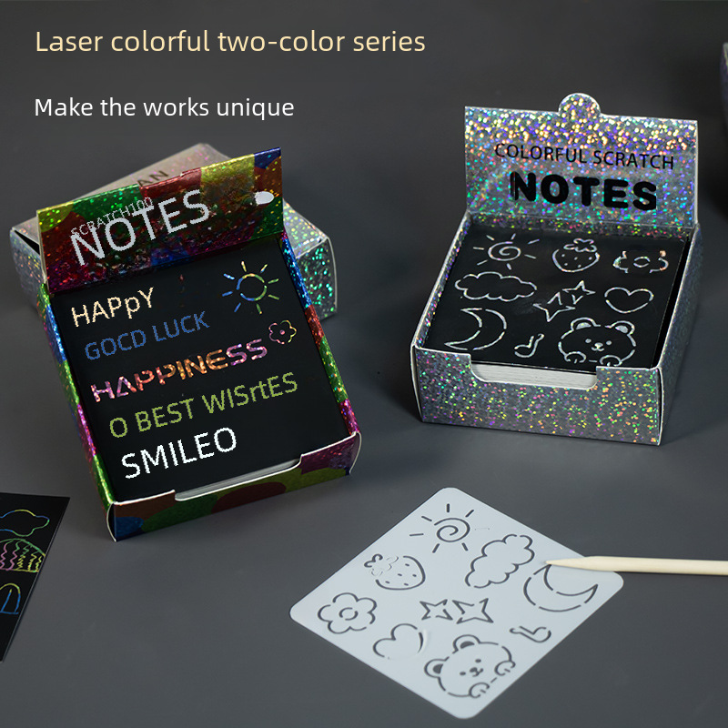 Scratch painting for students