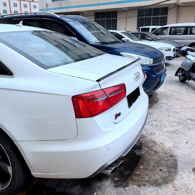 Suitable for 2012-2018 Audi A6L A6L S6 Modified Special Punch-Free Paint Spoiler Modification