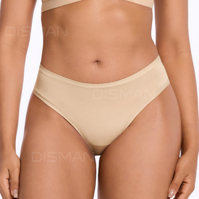 Skim* Foreign Trade Amazon Seamless Triangle Panties for Women, Ice Silk, Lightweight, Comfortable, Breathable, Sexy Brazilian Panties for Women